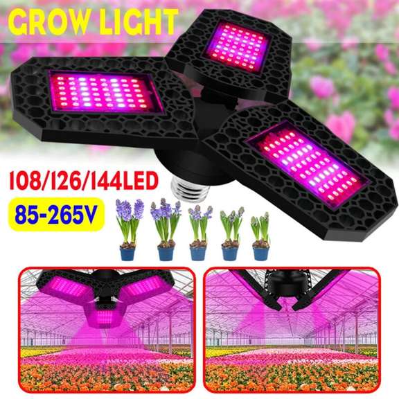 144LED Plant Grow Light Bulb Full Spectrum Indoor