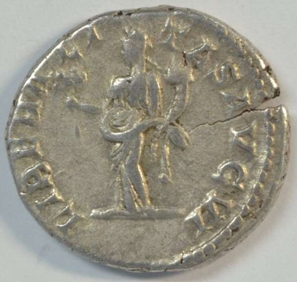 Sharp Caracalla Roman Silver Denarius, 198-217 AD