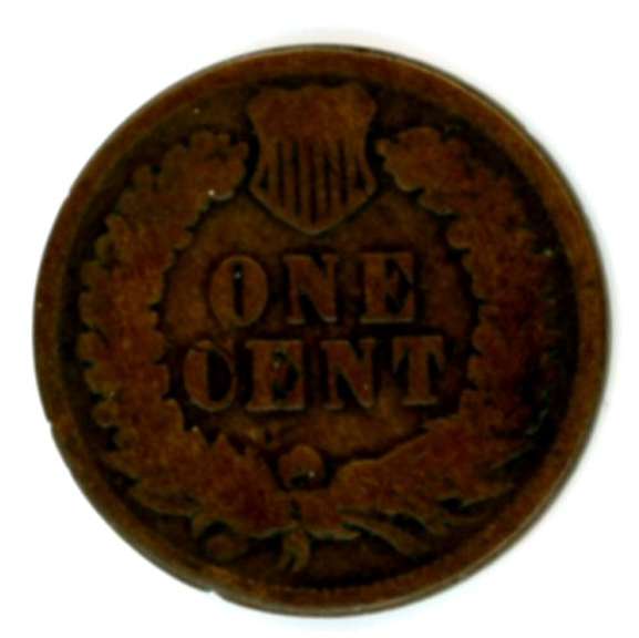 1873 Closed “3” Indian Head Cent