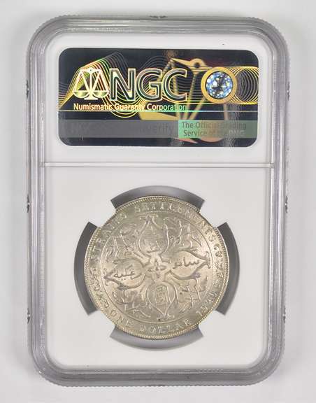 MS62 1920 Straits Settlements 1 Dollar - Graded NGC