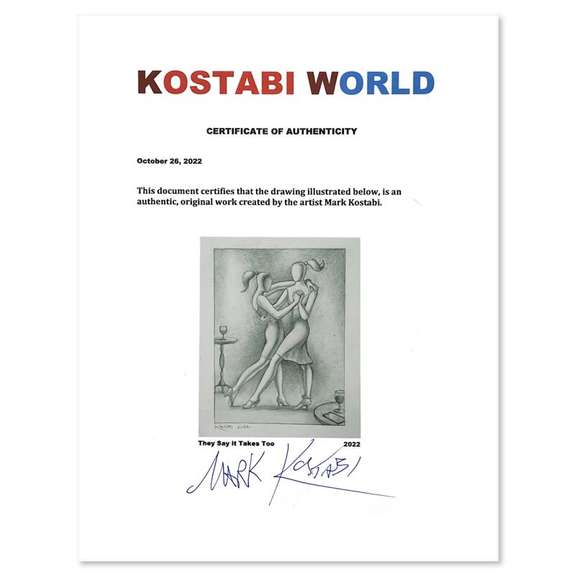 They Say it Takes Two by Kostabi Original