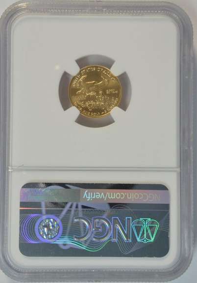 Superb NGC MS70 graded 2020 $5 American Gold Eagle coin