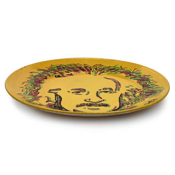 Einstein Original by Steve Kaufman (1960-2010)