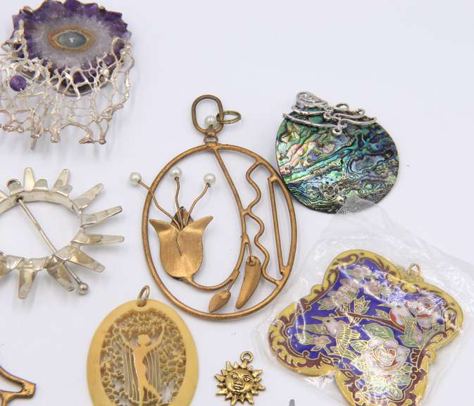 Group Lot of Costume Pendants