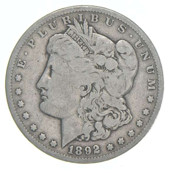 1892-CC Morgan Silver Dollar