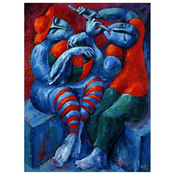 Concert On The Beach by Yuroz