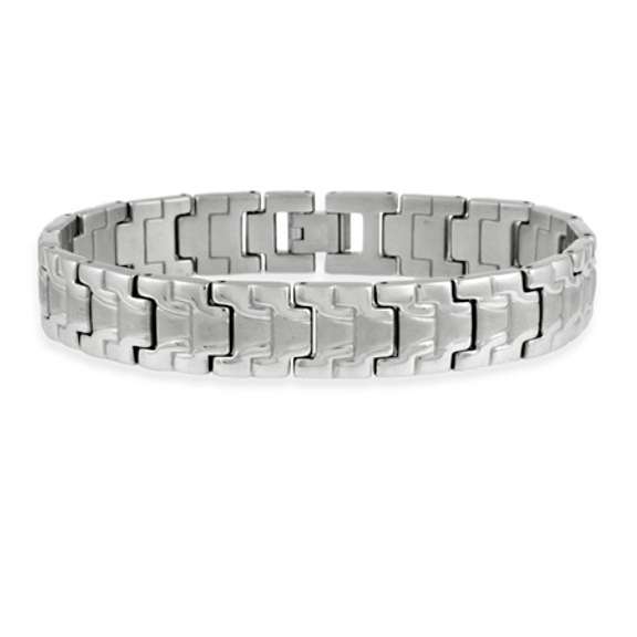 Brushed and Polished Men's Bracelet