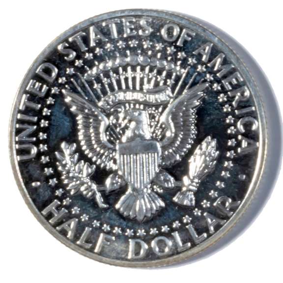Sharp 1964 Accented Hair Kennedy Half Dollar