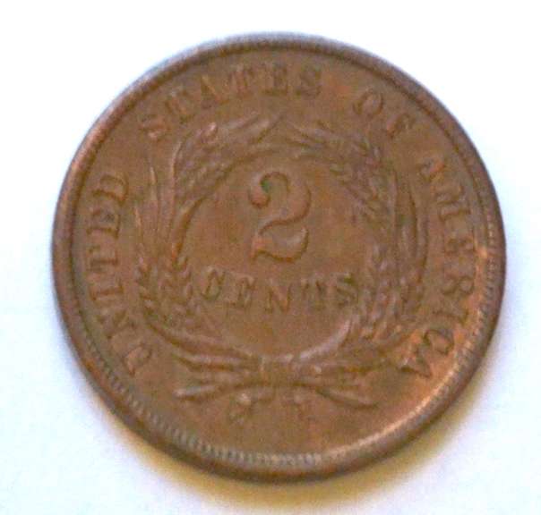 Nicer 1864 2 Cent Piece