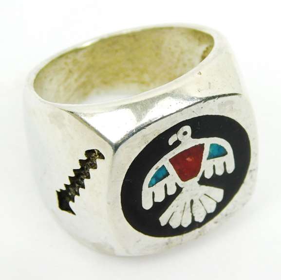 1995 Men's G&S Thunderbird Ring, Size 8