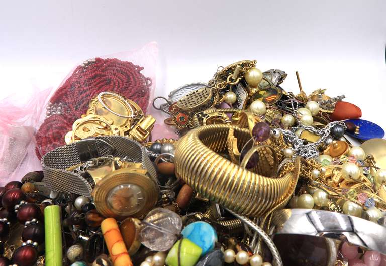 Big Group Lot of Costume Jewelry