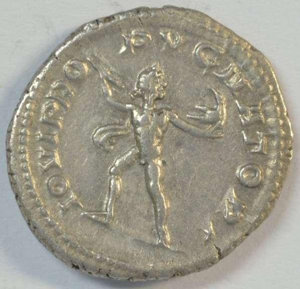 Near Mint State Severus Alexander Roman Silver Denarius, 222-235 AD