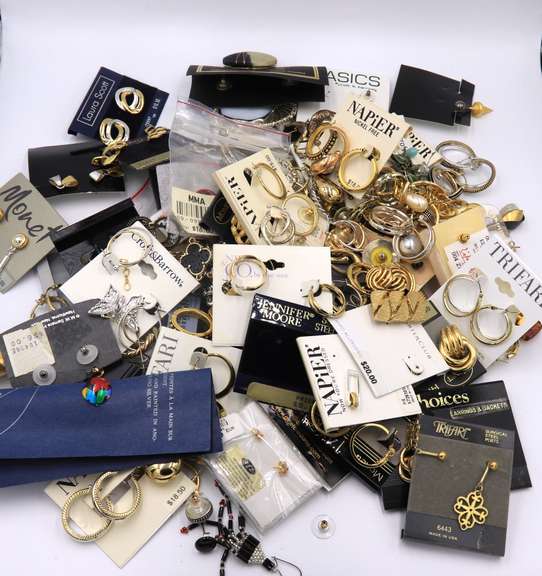 Big Group Lot of Costume Earrings