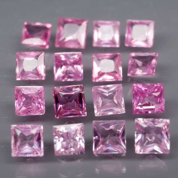 Rare heated only 3.15ct pink Sapphire set