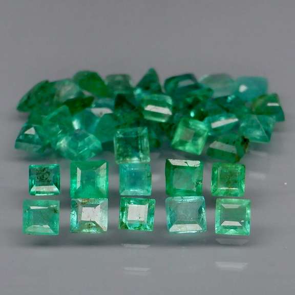 Outstanding 2.65ct real Colombian Emerald set