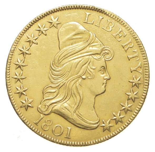 1801 $10 Capped Bust Gold Eagle - Rare