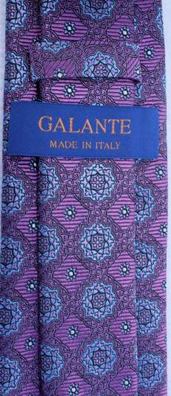 Fine Quality Italian Hand Made Silk Tie By Galante