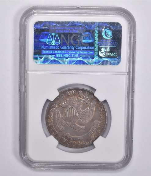 VF25 1825 Capped Bust Half Dollar O-103 Skidaway Island Collection NGC