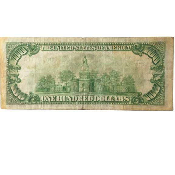 $ 100 1929 Series Chicago National Currency Note