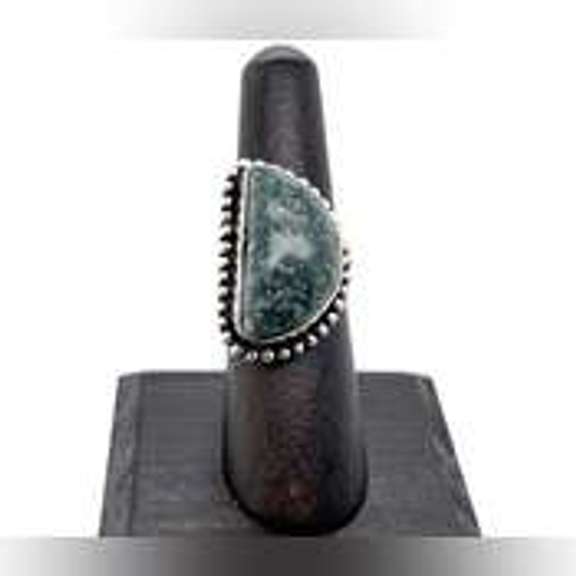 Lot Liquidation! 5 Mixed Tibetan Silver Gemstone Rings