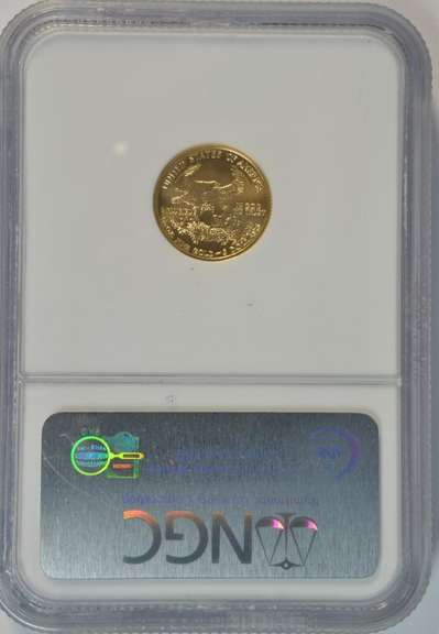 Better date perfect 2006 $5 Gold Eagle coin in NGC MS70