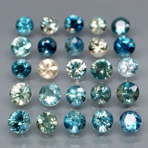 Heated only! 4.03ct diamond cut Australian Sapphire set