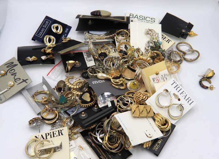 Big Group Lot of Costume Earrings