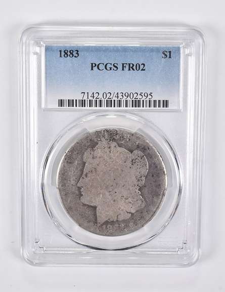 FR02 1883 Morgan Silver Dollar PCGS Lowball
