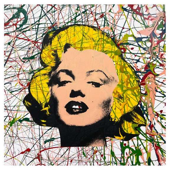 Marilyn Original by Steve Kaufman (1960-2010)