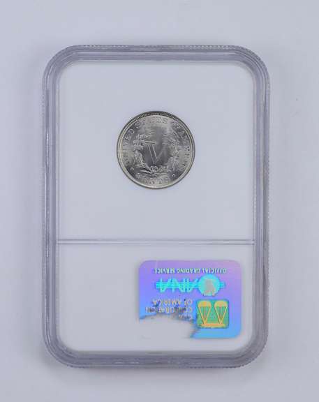 MS66 1891 Liberty V Nickel - Graded NGC
