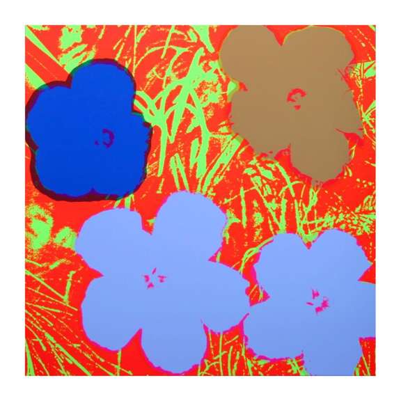 Flowers 11.69 Print by Warhol, Andy
