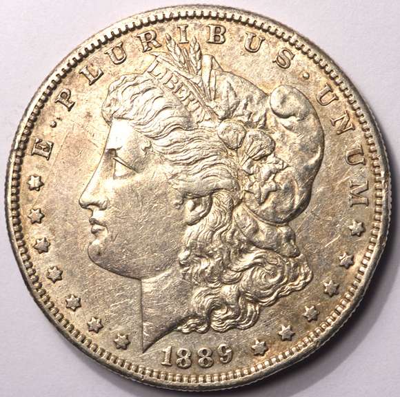 1889-S Morgan Silver Dollar Circulated