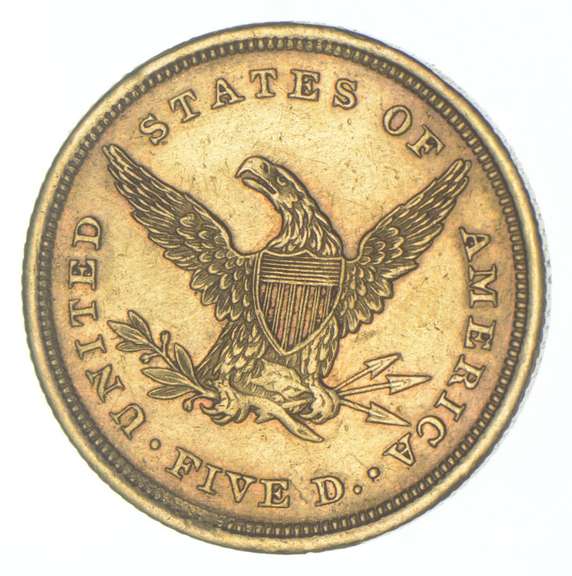 1839-C $5 Liberty Head Gold Half Eagle