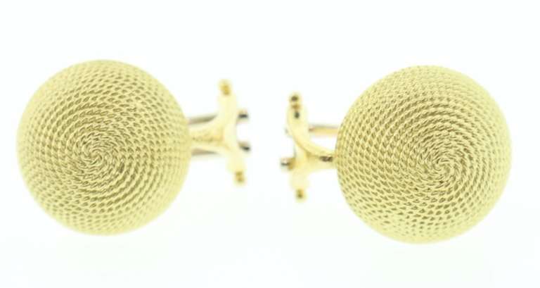Ladies italian 18k gold earrings