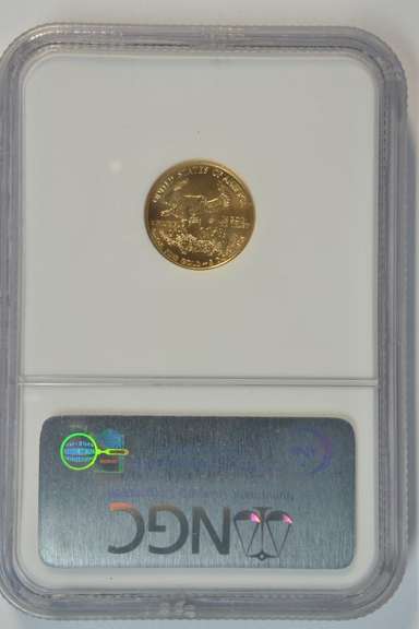 Scarcer FIRST STRIKES flawless 2006 $5 Gold Eagle coin. NGC MS70