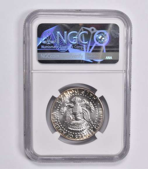 MS64 1964 Kennedy Half Dollar NGC Beautiful Tone