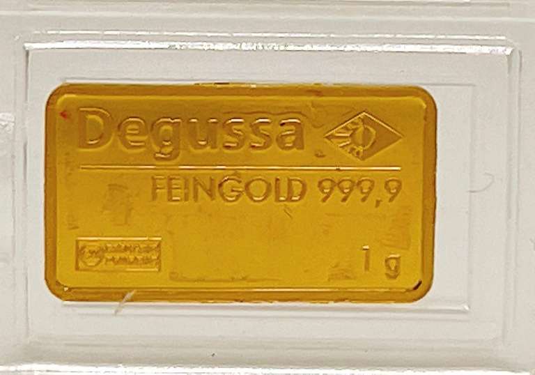 one gram gold bar