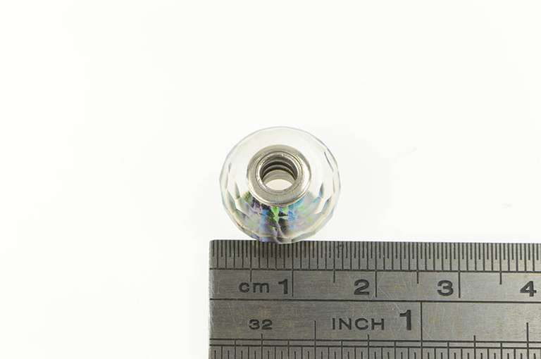 Sterling Silver Pandora Tropic Sea Glass Murano Designer Charm/Pendant
