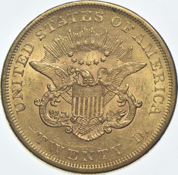 1861 $20 Liberty Head Gold Double Eagle