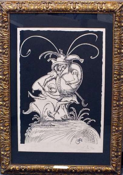 Very rare and collectable hand signed Salvador Dali