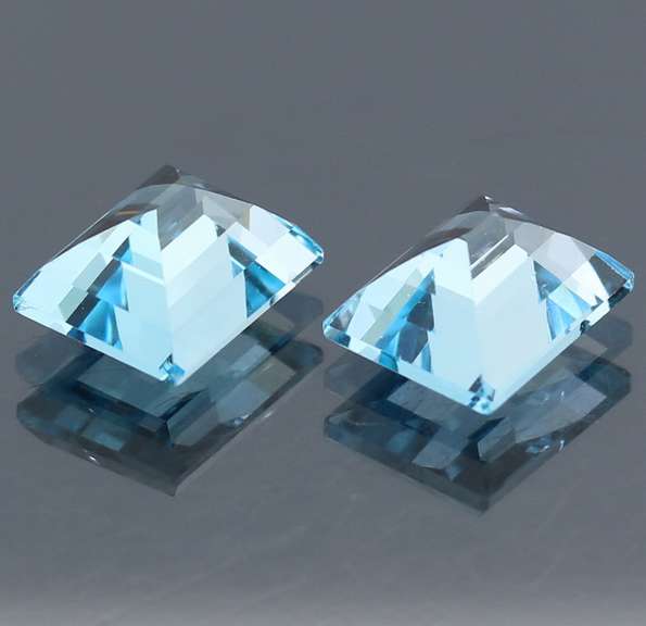 Beautifully matched 11.87ct Topaz pair