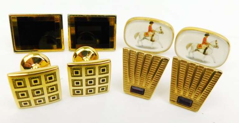 4 Pairs of Vintage Cuff Links