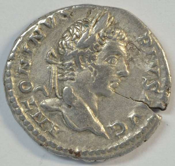 Sharp Caracalla Roman Silver Denarius, 198-217 AD