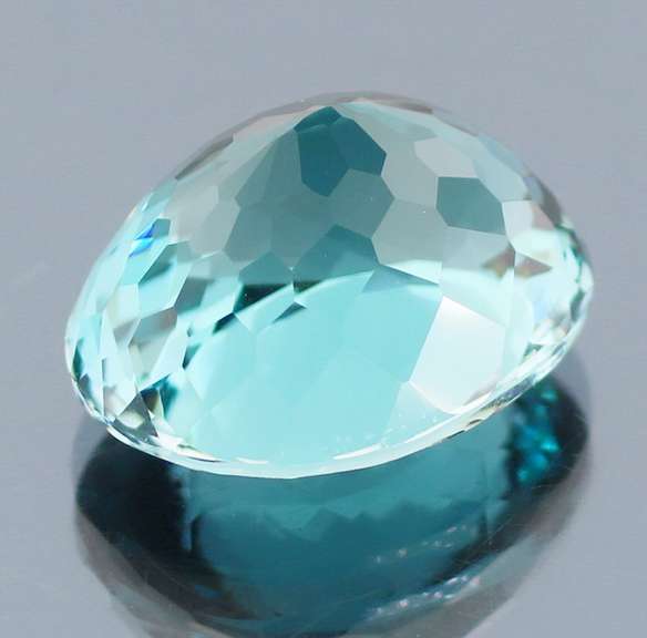 Designer 32.65ct greenish blue Hydrothermal Quartz