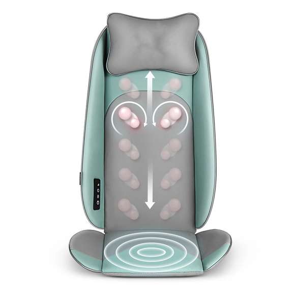 Neck And Back Massage Cushion Portable With Kneading