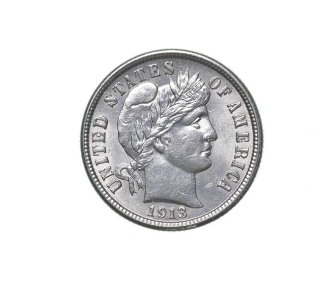 1913 Barber Dime