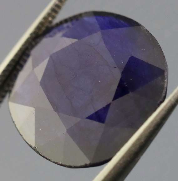 Beautiful 8.93ct ink blue Sapphire from Madagascar