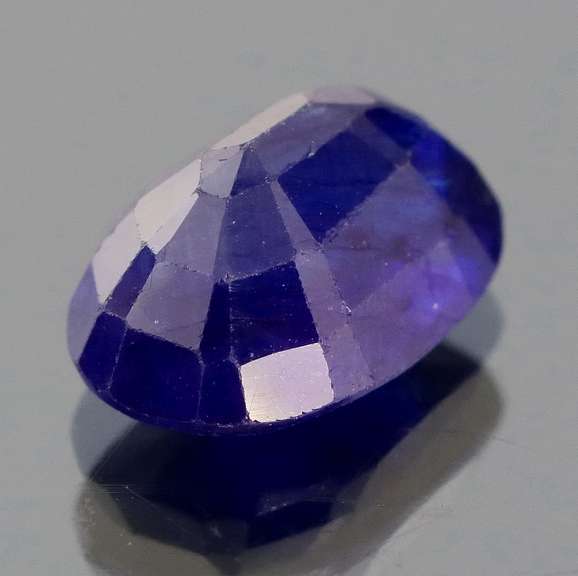 Lovely 6.15ct ink blue Sapphire from Mozambique