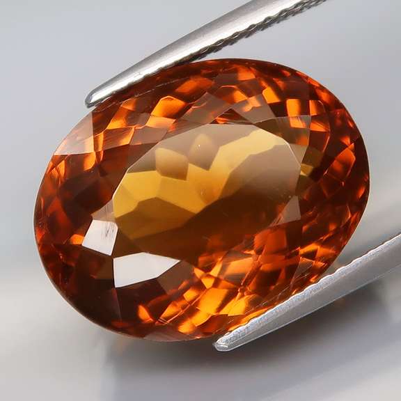Rich 11.79ct top Madeira Citrine
