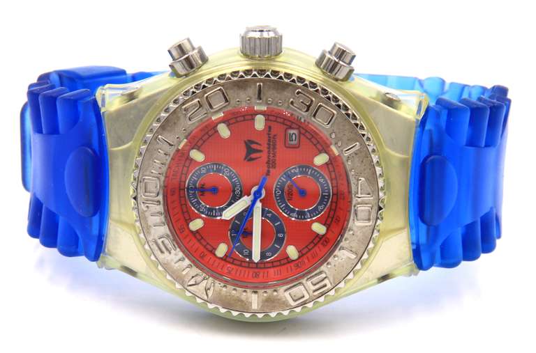 Techno Marine Yacht Red Dial Quartz Watch